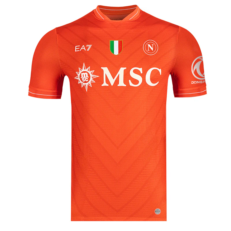 SSC Napoli Goalkeeper Orange Match Jersey 2025/2026