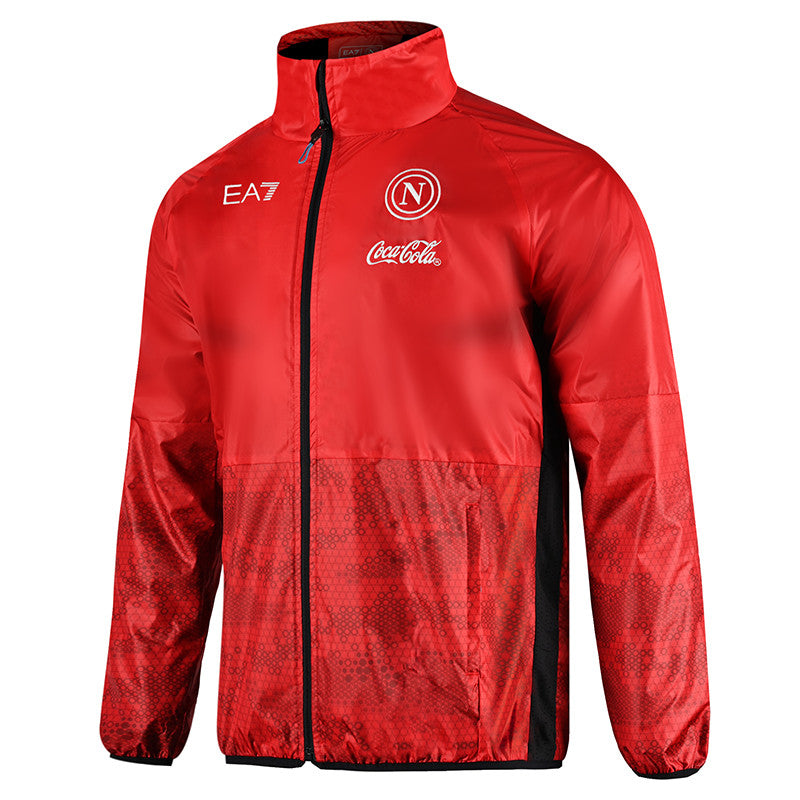 SSC Napoli Giacca Antivento Rossa 2024/2025