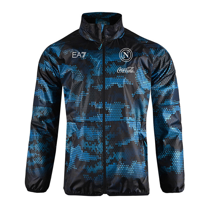 SSC Napoli Giacca Antivento Blu Navy 2024/2025