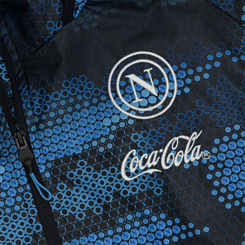 SSC Napoli Giacca Antivento Blu Navy 2024/2025