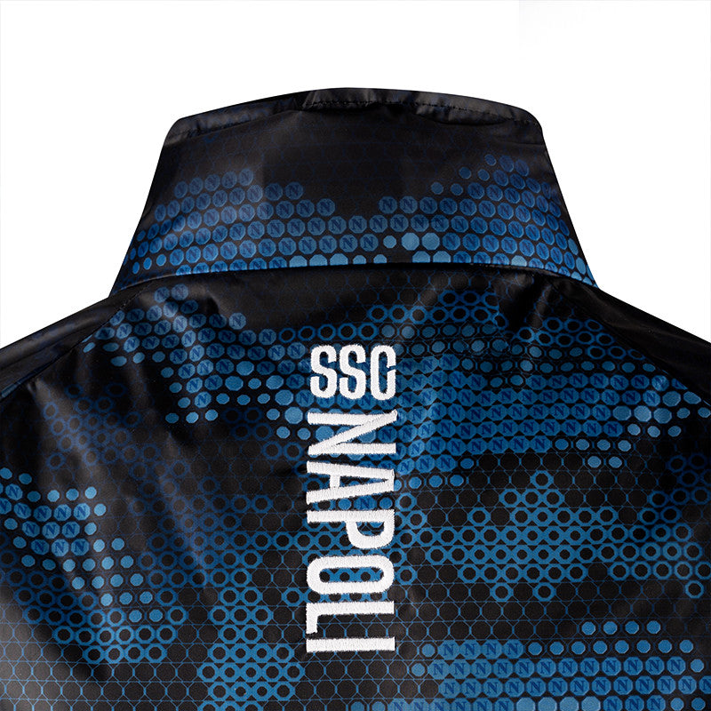 SSC Napoli Giacca Antivento Blu Navy 2024/2025