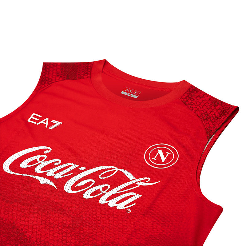 SSC Napoli Smanicato Allenamento Rosso 2024/2025