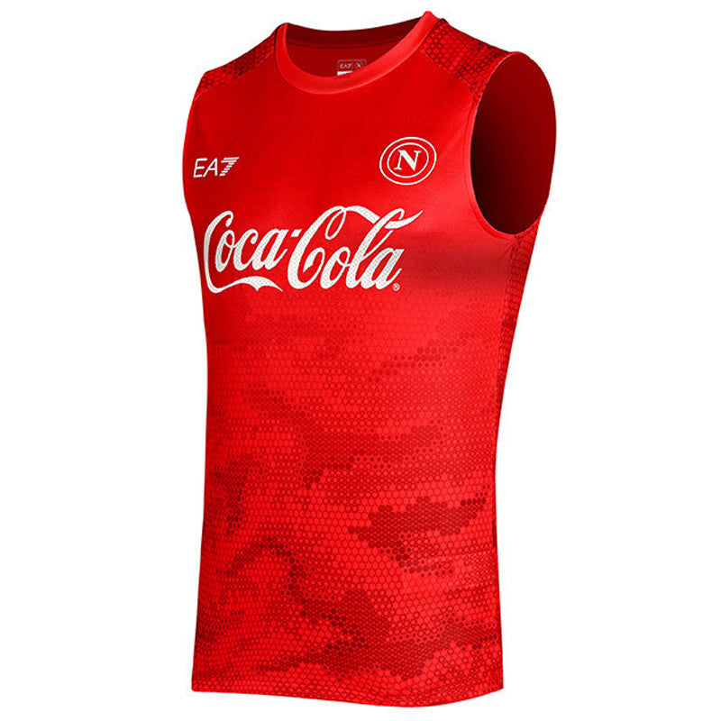 SSC Napoli Smanicato Allenamento Rosso 2024/2025