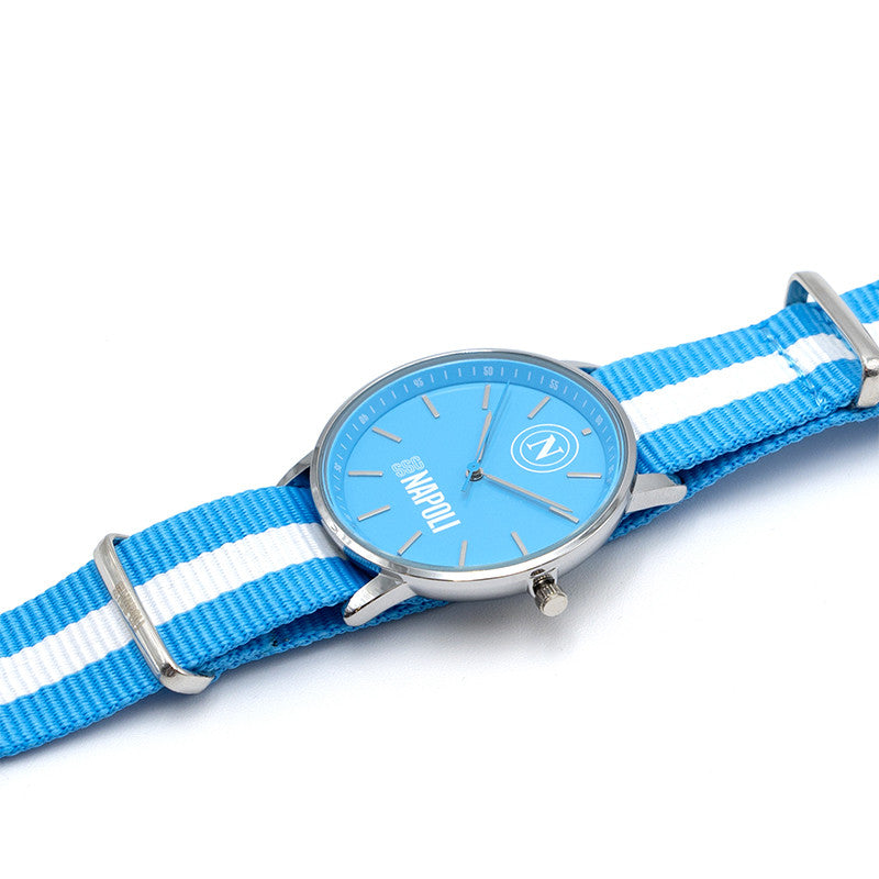 SSC Napoli Orologio Tidy Azzurro
