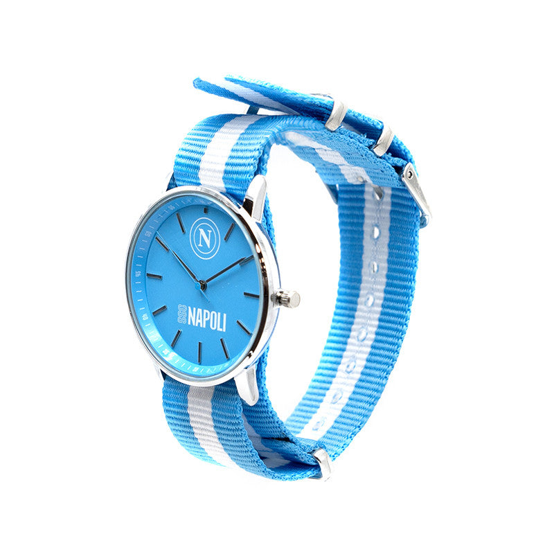 SSC Napoli Orologio Tidy Azzurro