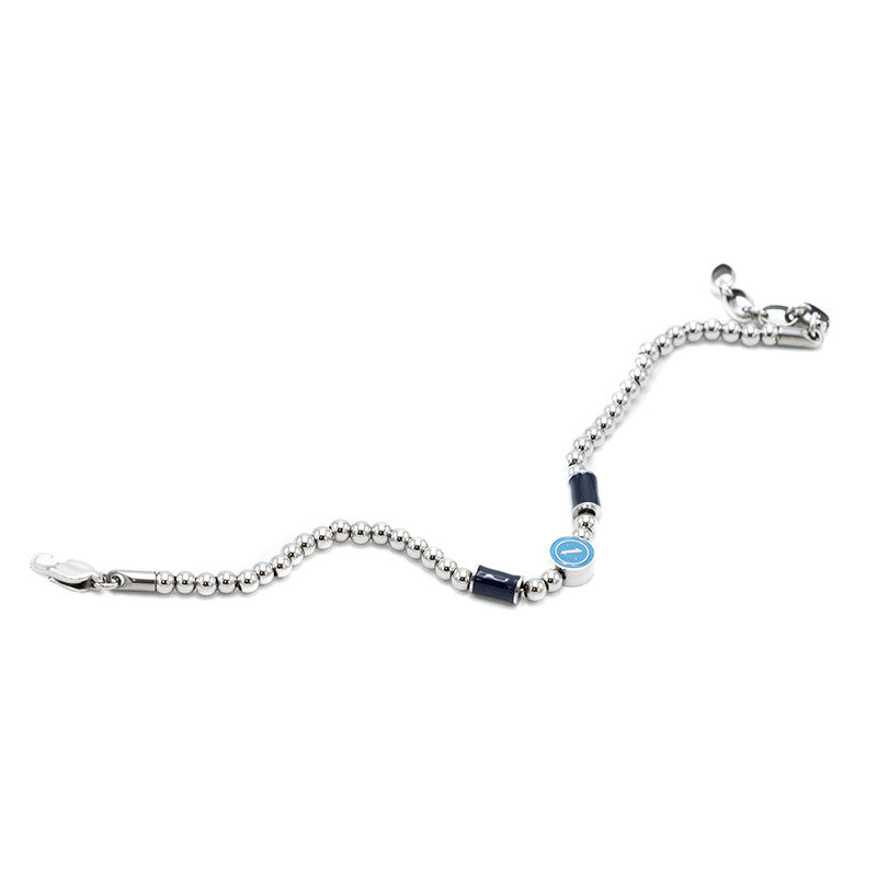 SSC Napoli Bracciale in Acciaio Logo