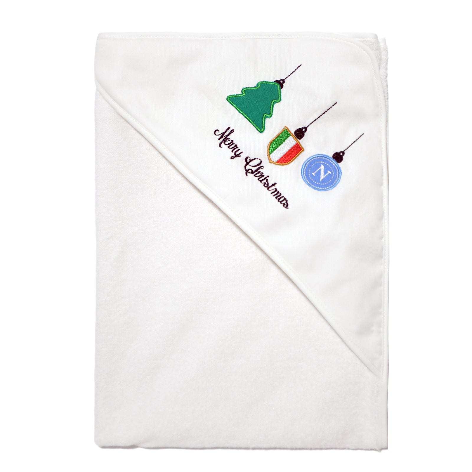 SSC Napoli Accappatoio Triangolo Natalizio in Spugna