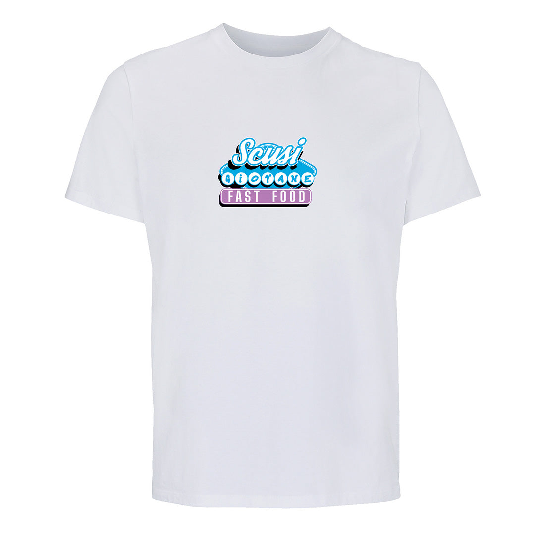 SSC Napoli Linea Admin T-Shirt Bianca Scusi Giovane