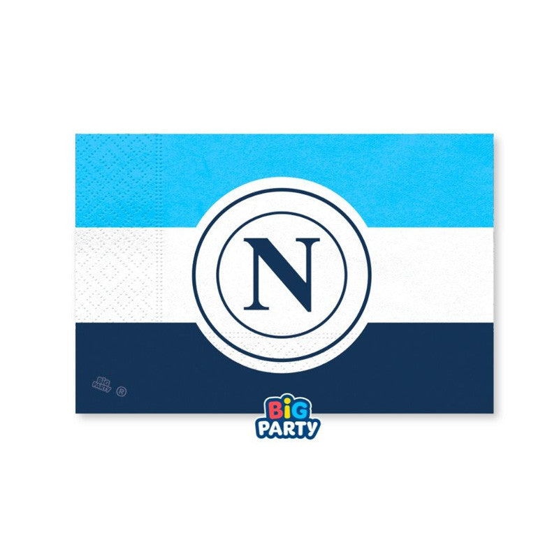 Set Tavola per Festa SSC Napoli per 12 Persone