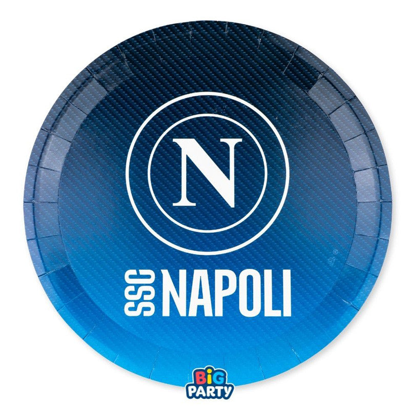 Set Tavola per Festa SSC Napoli per 12 Persone