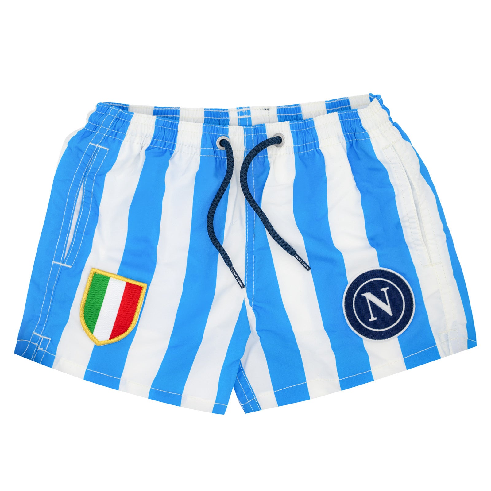 Costume Mare MC2 Saint Barth per SSC Napoli Bianco Azzurro Scudetto JR