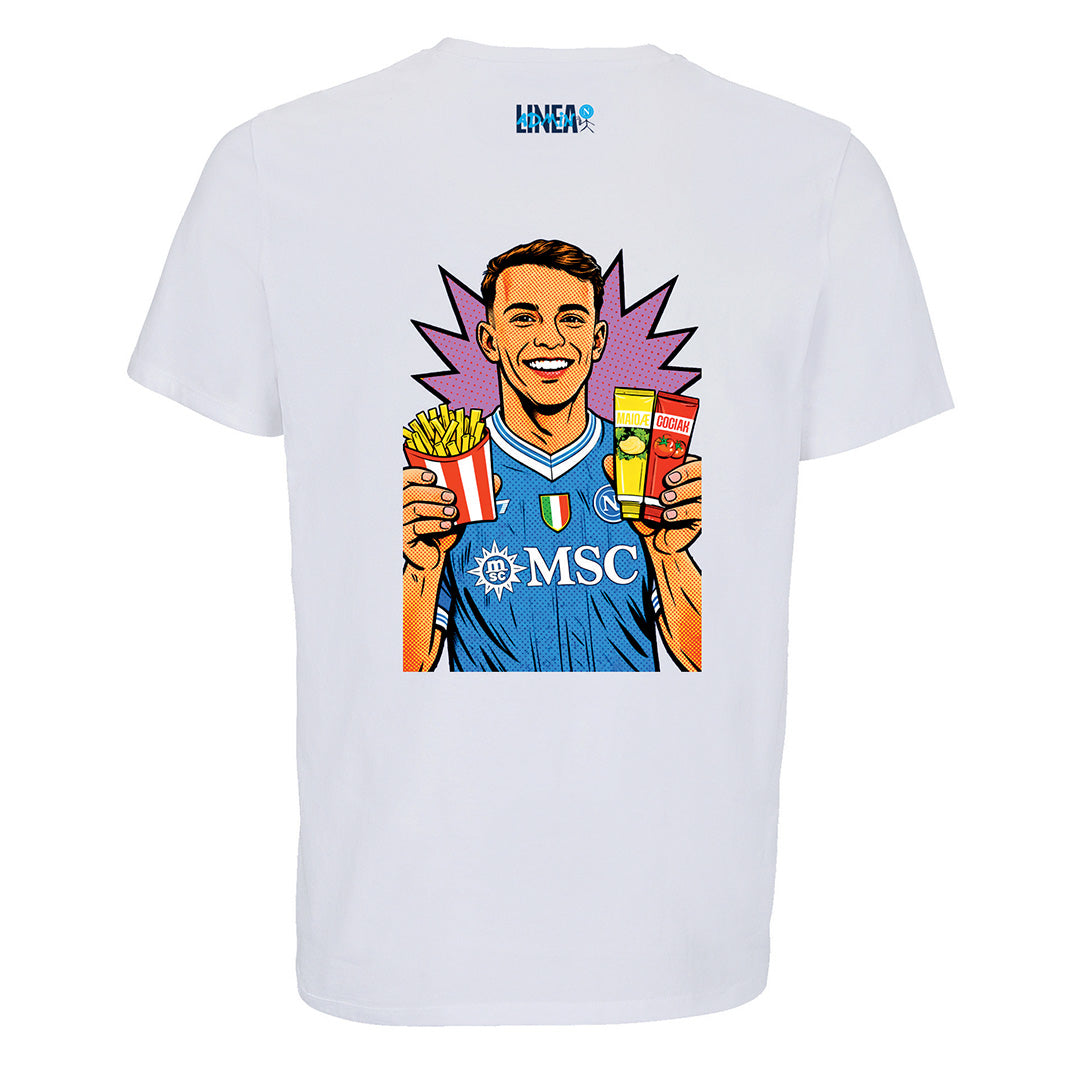 SSC Napoli Linea Admin “Scusi Giovane” White T-shirt