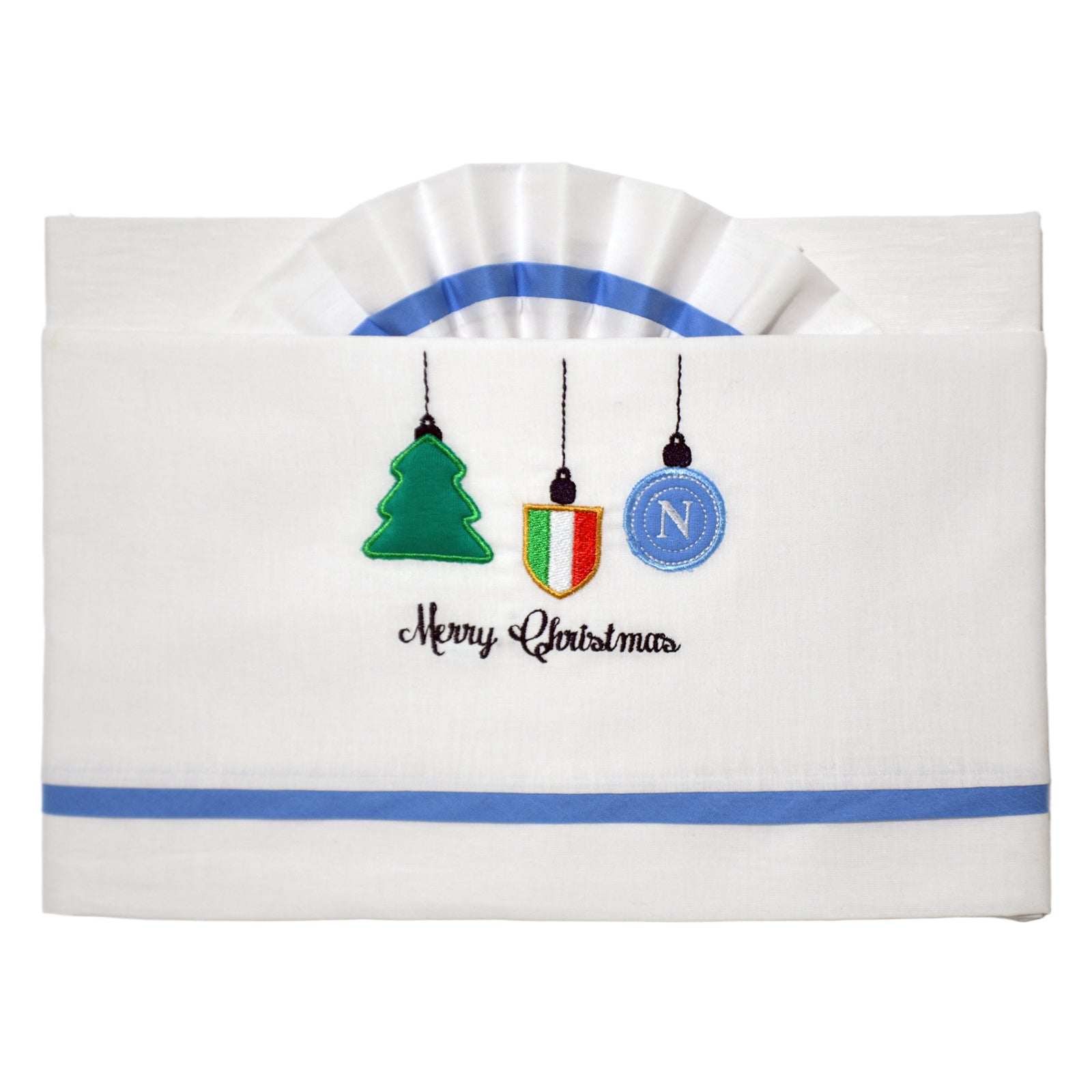 SSC Napoli Lenzuolino Natalizio Lettino