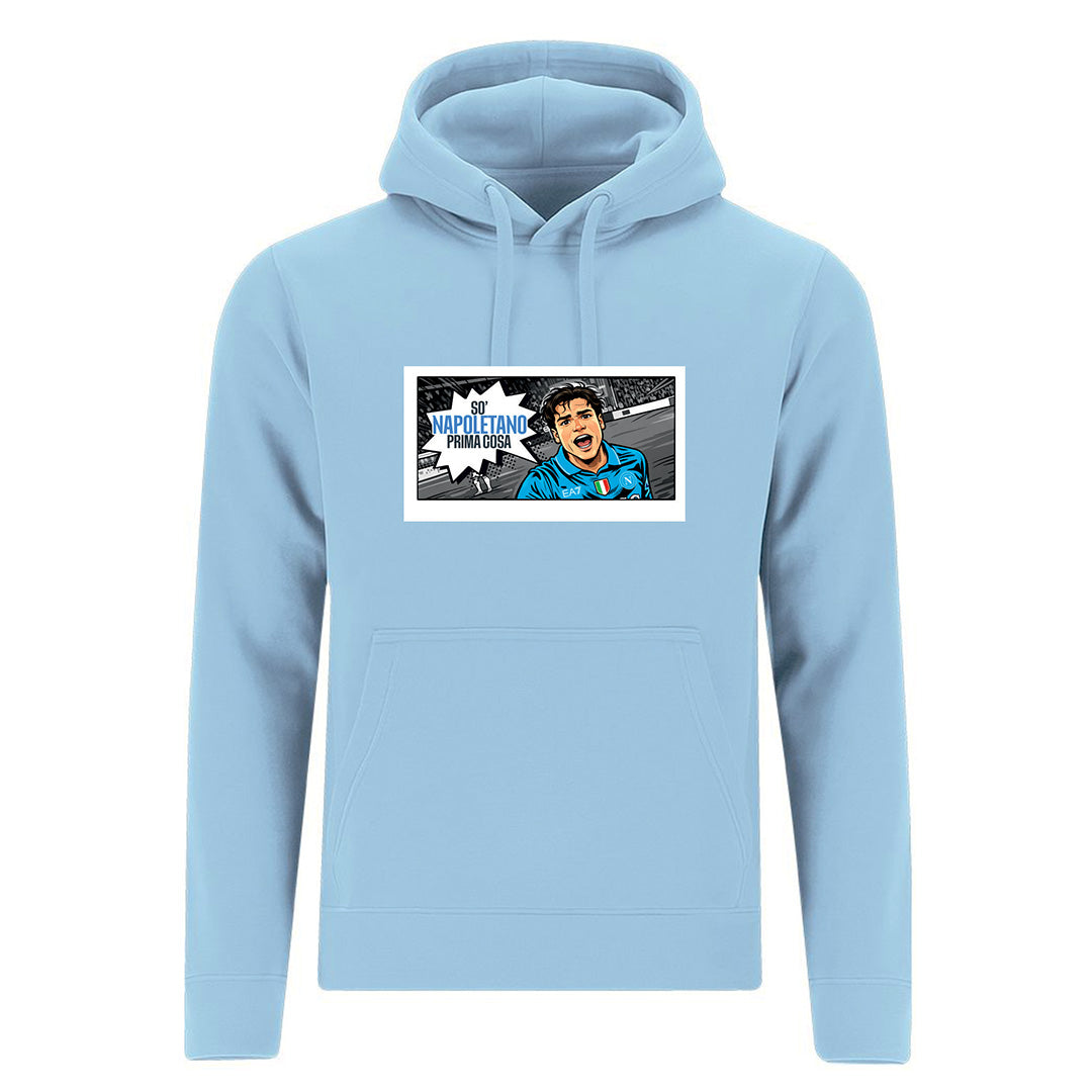 SSC Napoli Linea Admin Felpa Azzurra So Napoletano