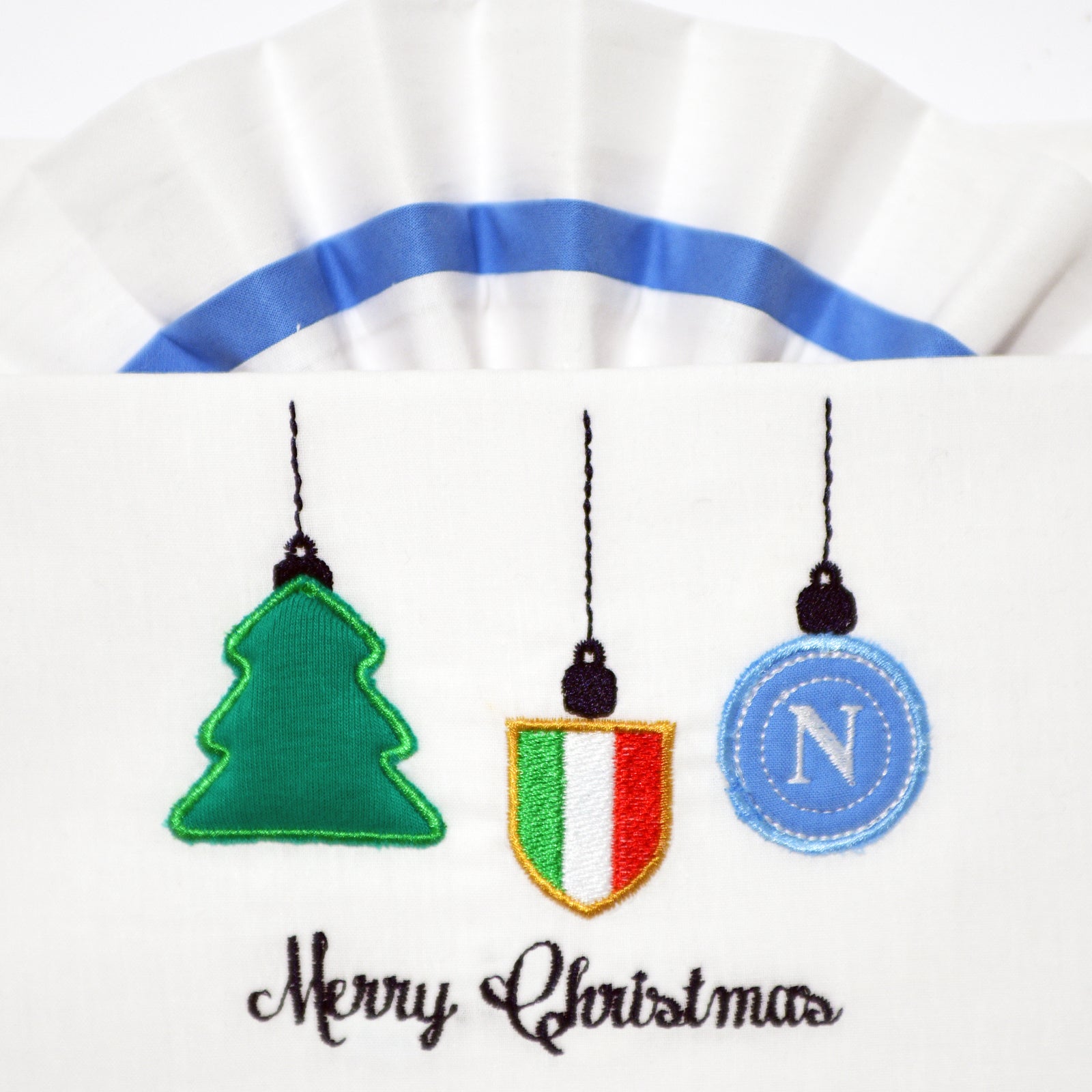 SSC Napoli Lenzuolino Natalizio Lettino