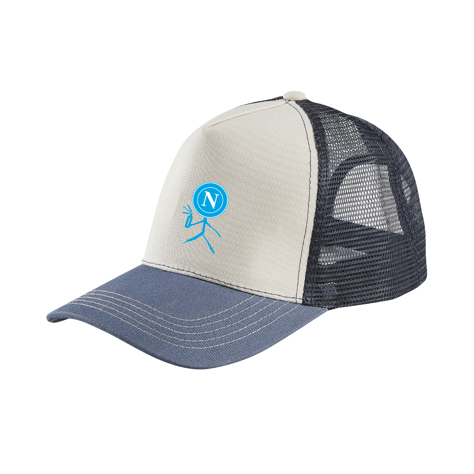 SSC Napoli Linea Admin Beige Hat Omino