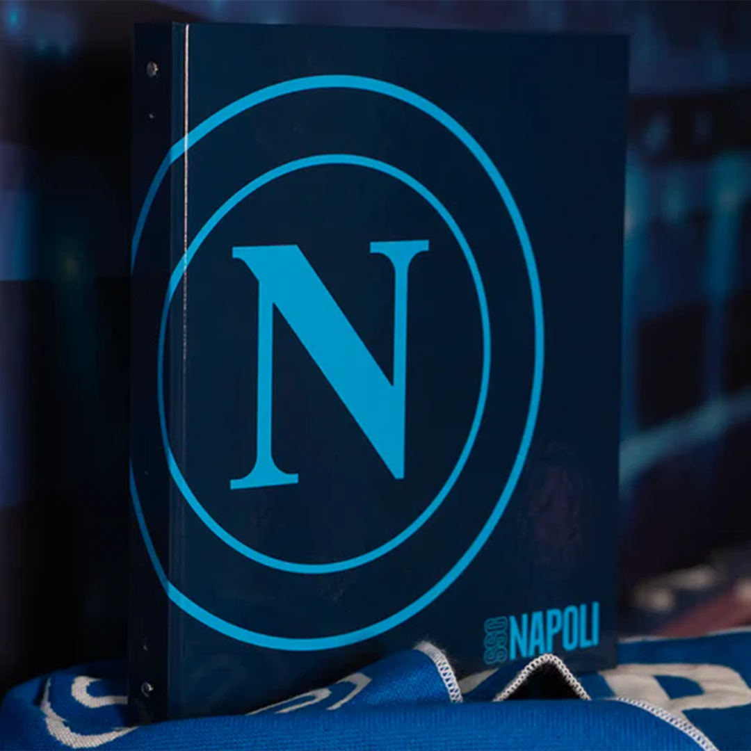 SSC Napoli Raccoglitore Ad Anelli Dark Blue