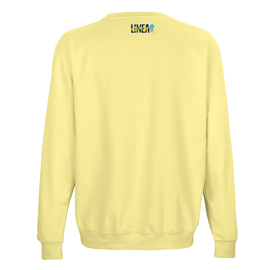 SSC Napoli Linea Admin Light Yellow “Aglio, Højlund e Peperoncino” Sweatshirt