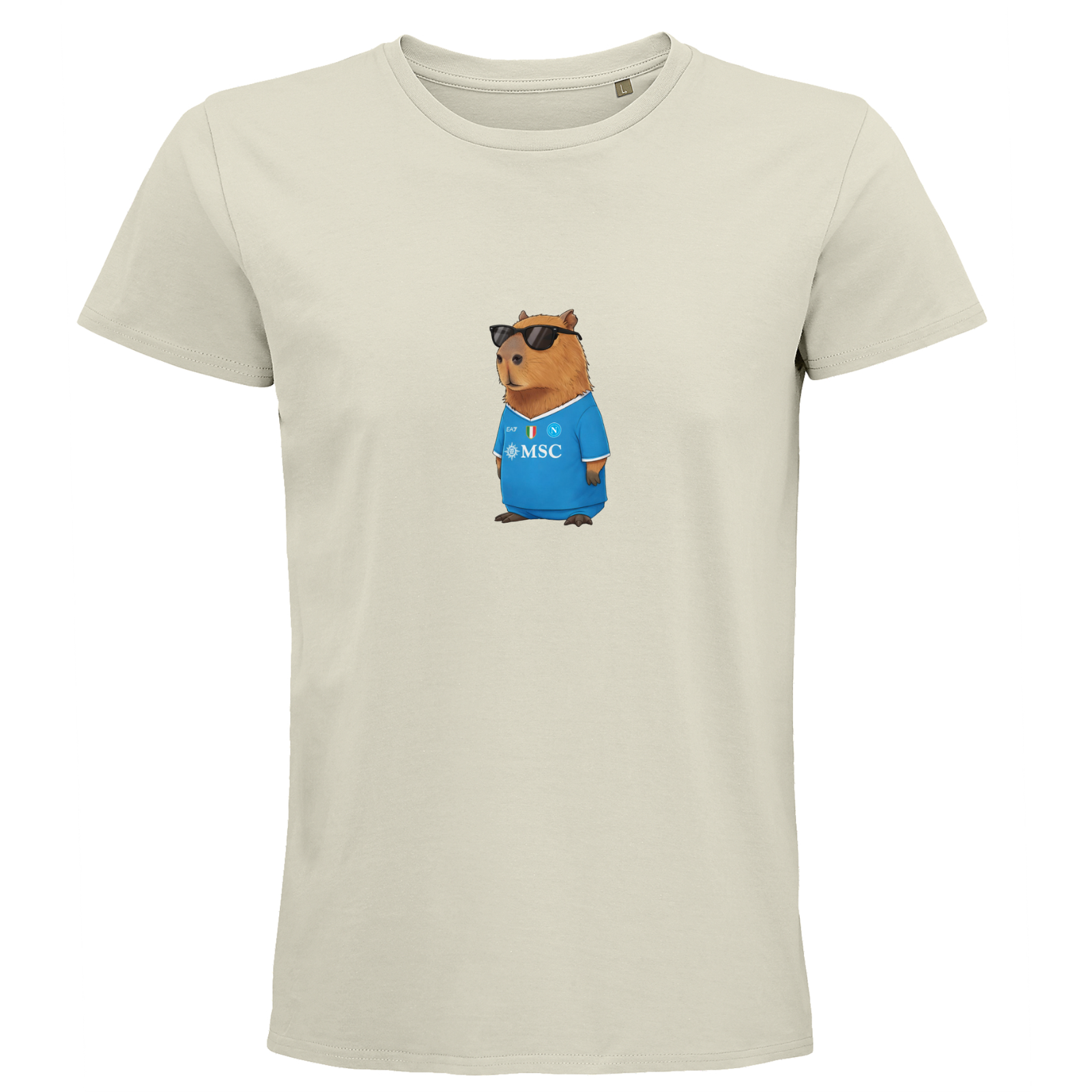SSC Napoli Linea Admin Capibara Staje Chill T-Shirt