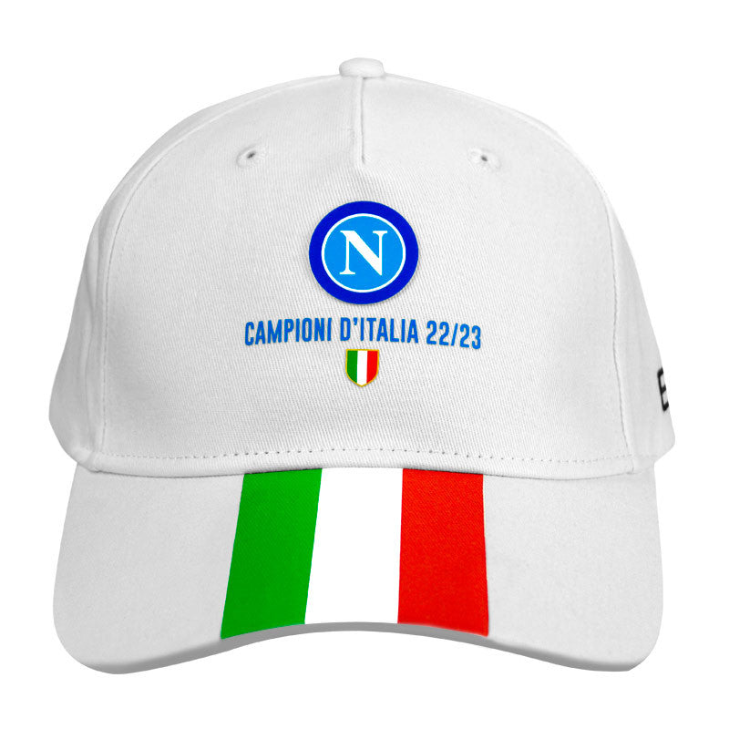 SSC Napoli Cappello Campioni d'Italia Bianco 2022/2023