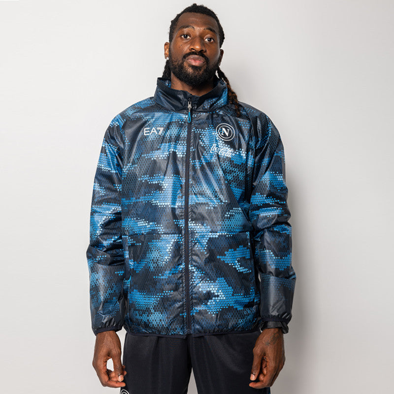 SSC Napoli Giacca Antivento Blu Navy 2024/2025