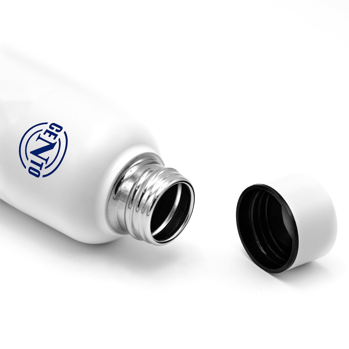 SSC Napoli White Cento Steel Bottle