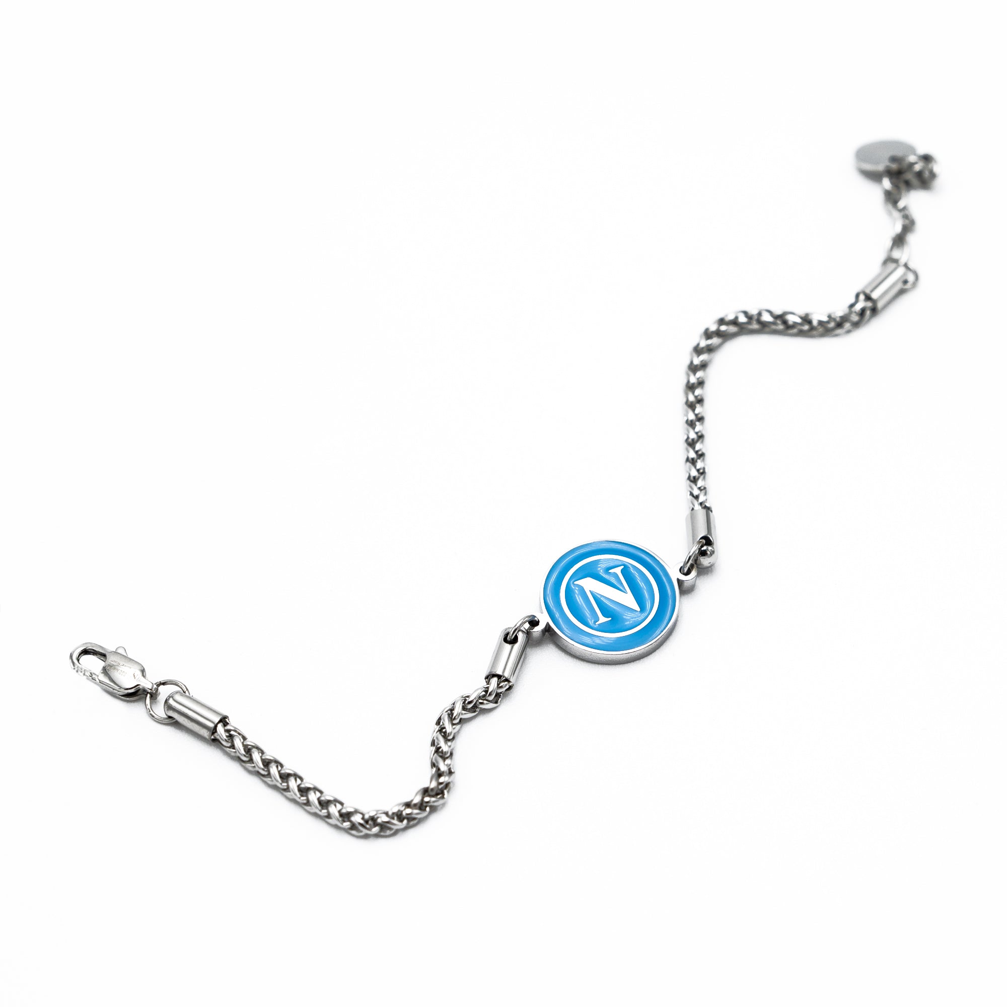 SSC Napoli Bracciale in Acciaio Round