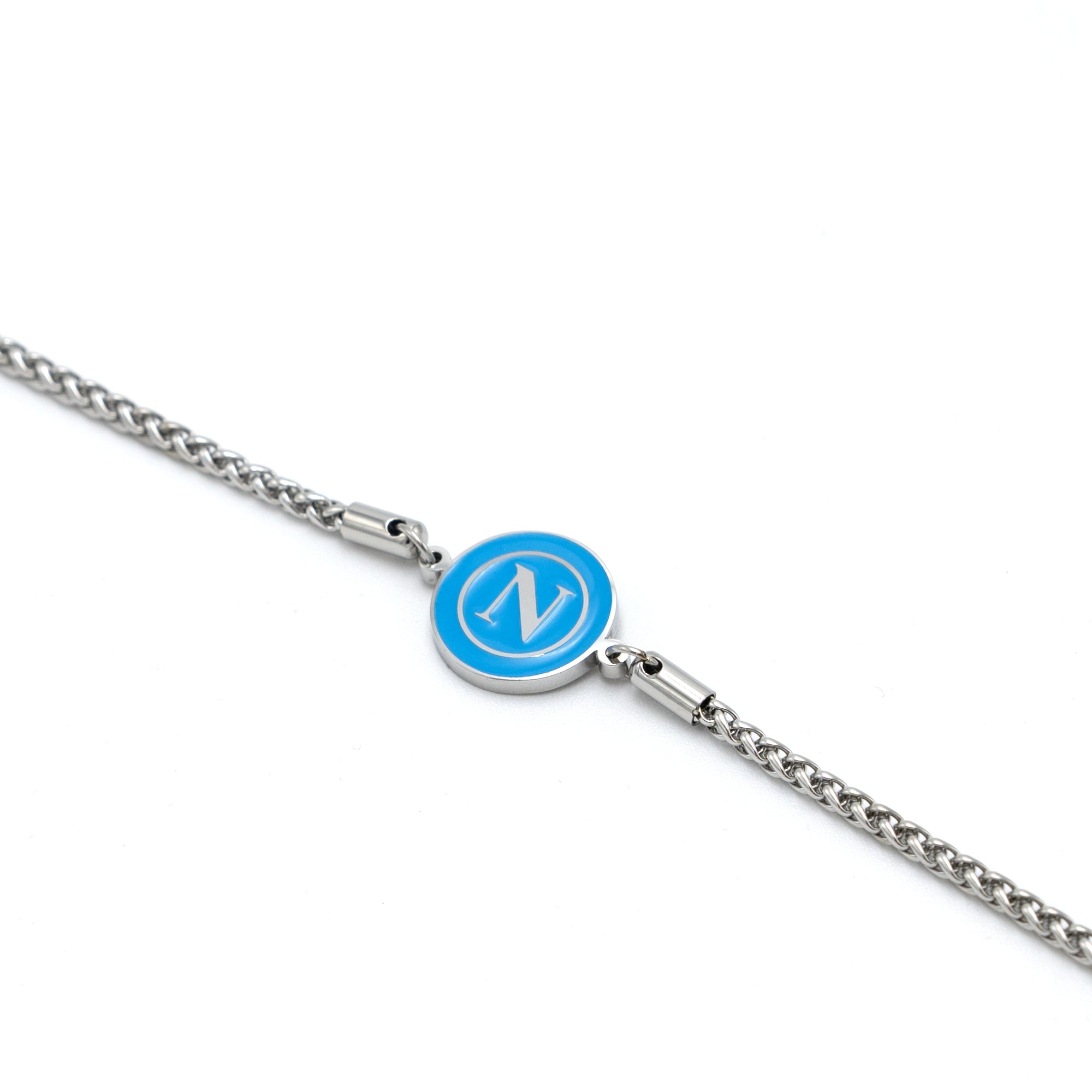 SSC Napoli Bracciale in Acciaio Round