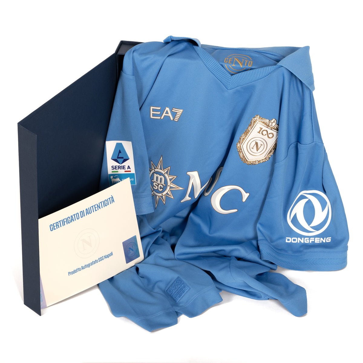 SSC Napoli 2026/2027 Home Match Jersey autographed by Giovanni Di Lorenzo in Premium Box