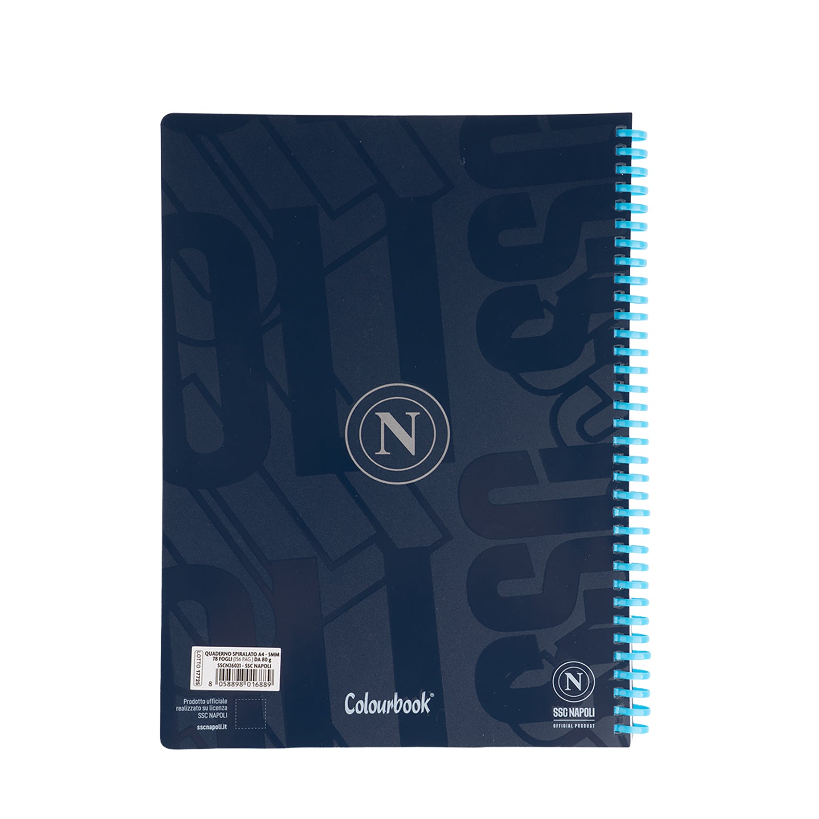 SSC Napoli 5mm Dark Blue Notebook