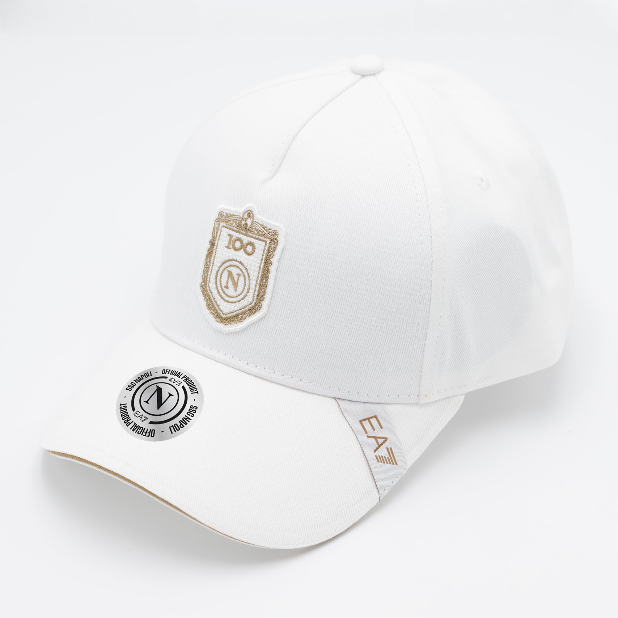 SSC Napoli Cappello con Visiera Centenary White 2026/2027