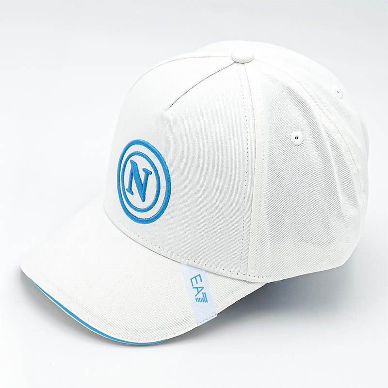 SSC Napoli Cappello con Visiera Bianco Senior 2025/2026