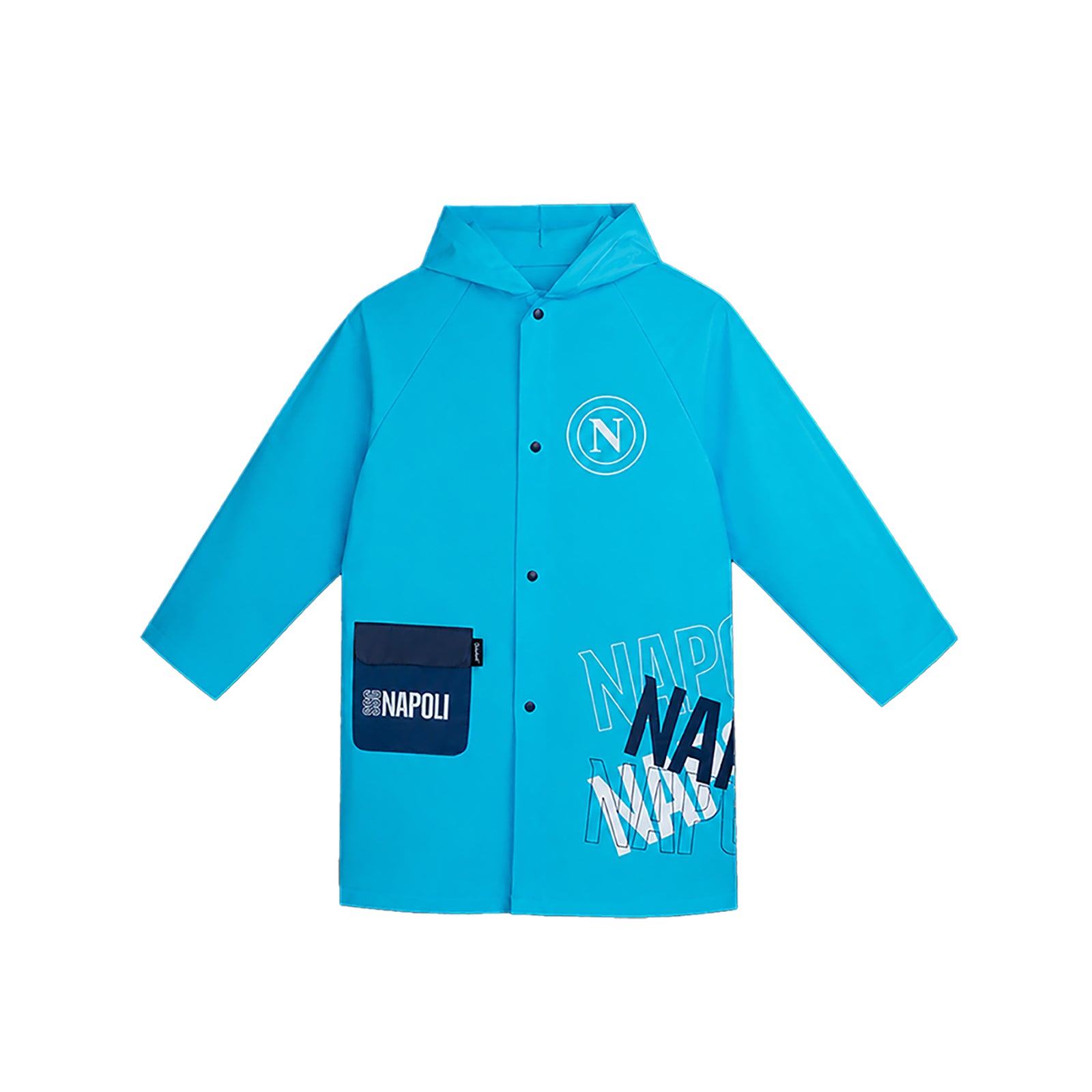 SSC Napoli Sky Blue raincoat for kids