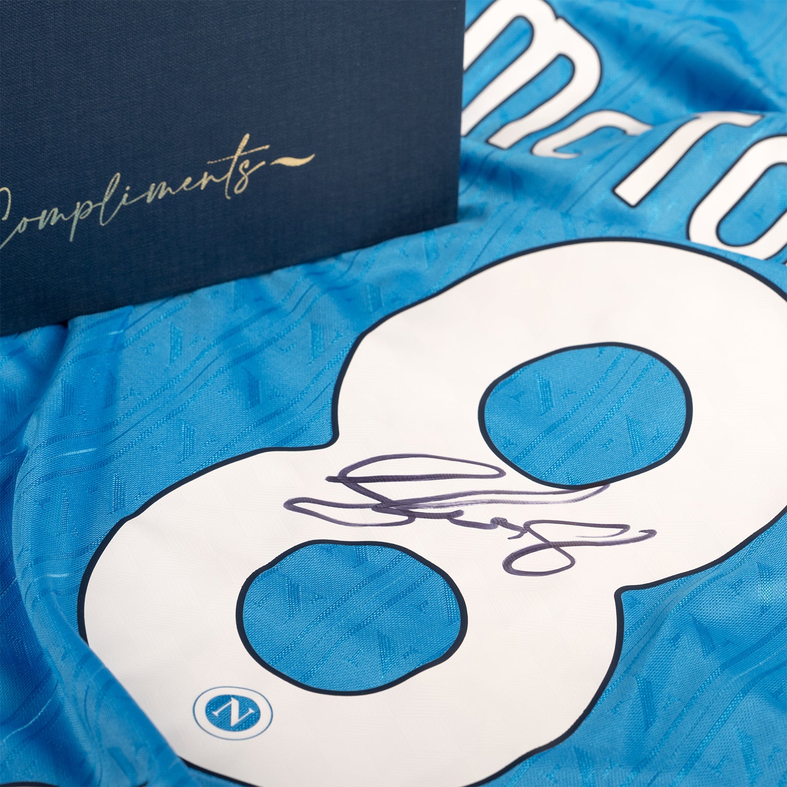 SSC Napoli Match Jersey Home 2025/2026 Signed by McTominay in Premium Box