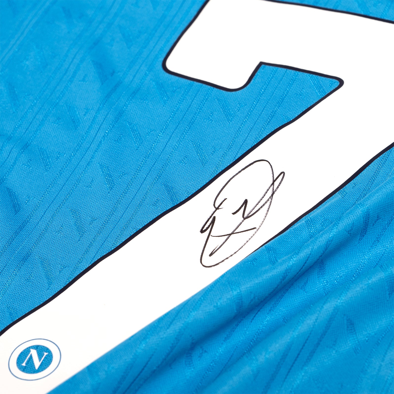 SSC Napoli Maglia Gara Home 2025/2026 Autografata da Neres in Premium Box