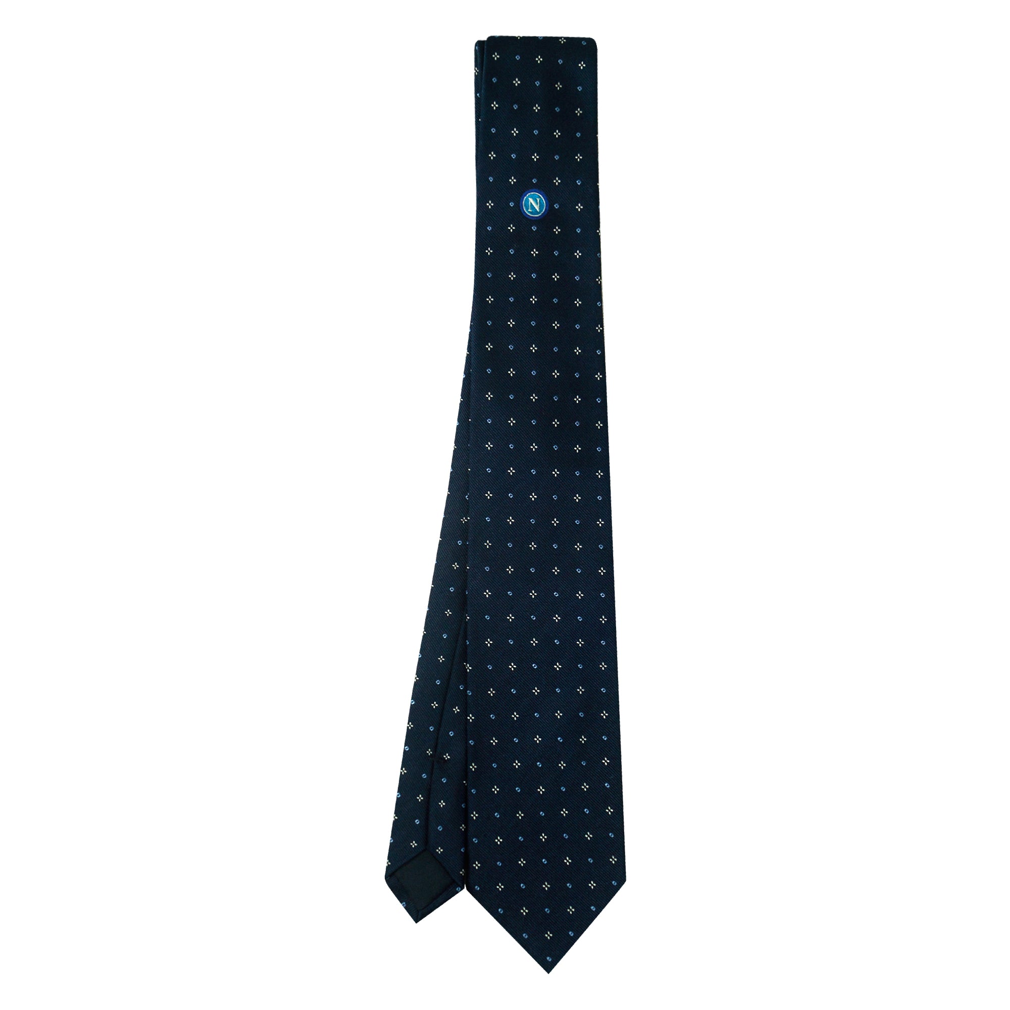 SSC Napoli Marinella Tie Micro-Pattern