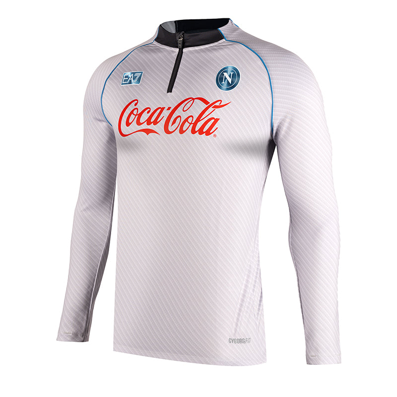 SSC Napoli Felpa Allenamento Bianca 2025/2026