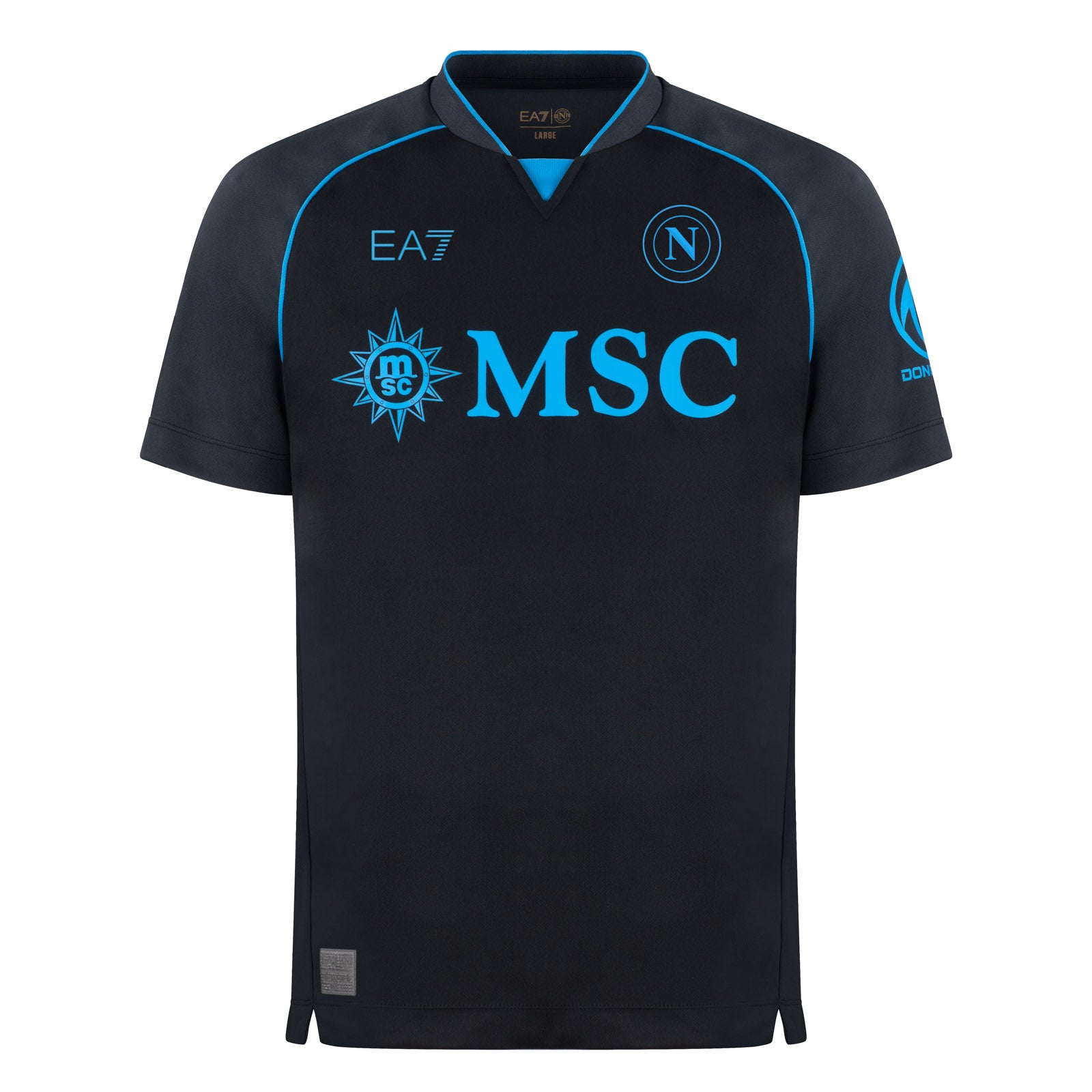 SSC Napoli Maglia Gara Portiere Nera Authentic 2026/2027