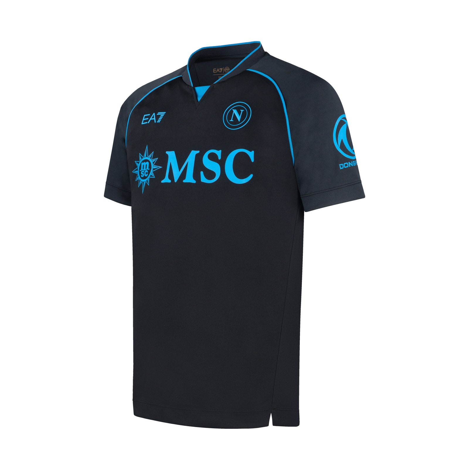 SSC Napoli GK Black Authentic Jersey for Kids 2026/2027