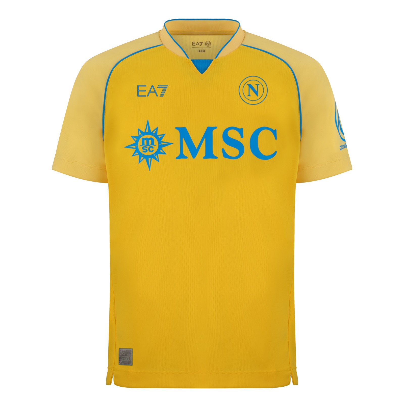 SSC Napoli Maglia Gara Portiere Gialla Authentic 2026/2027