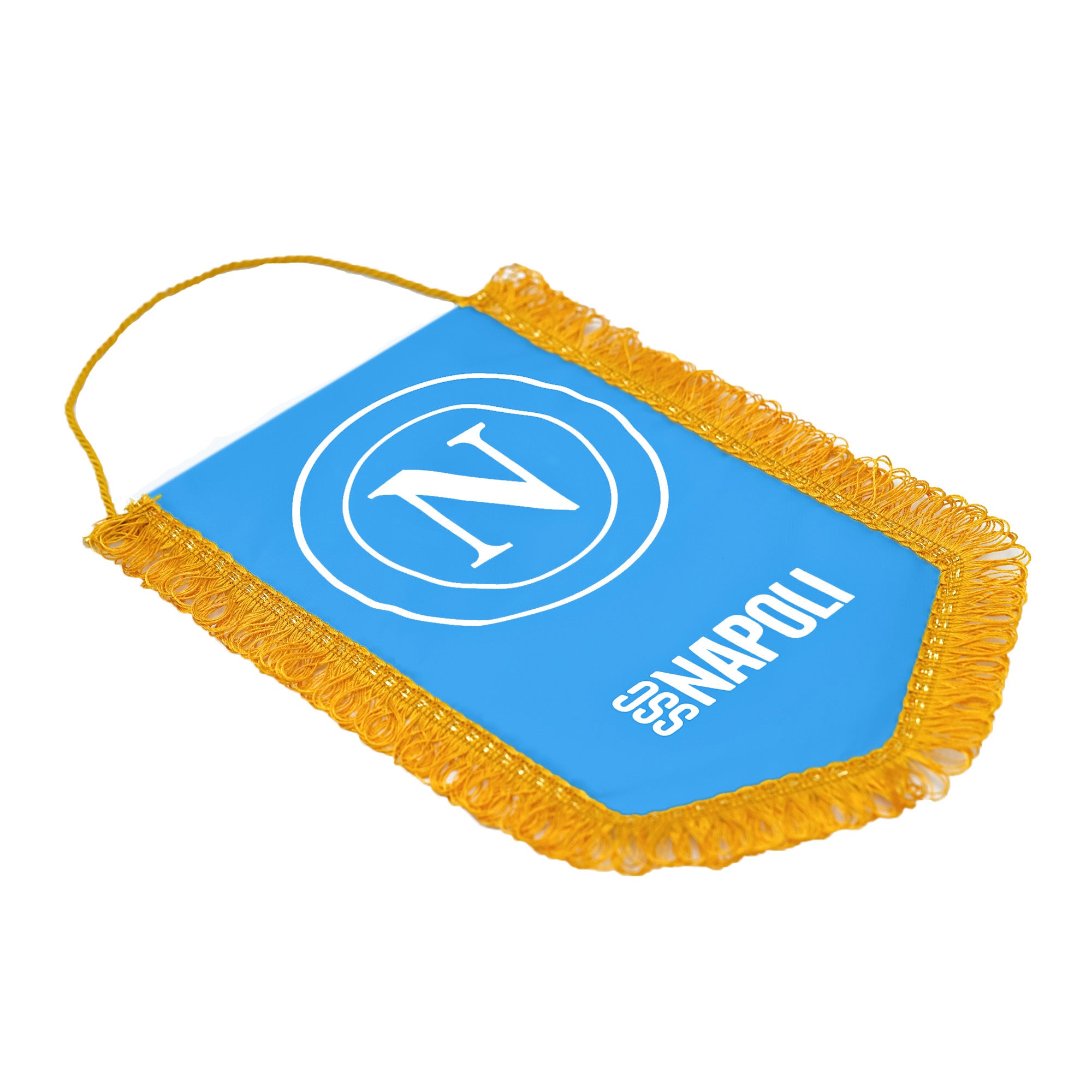 SSC Napoli Sky Blue Pentagonal Pennant