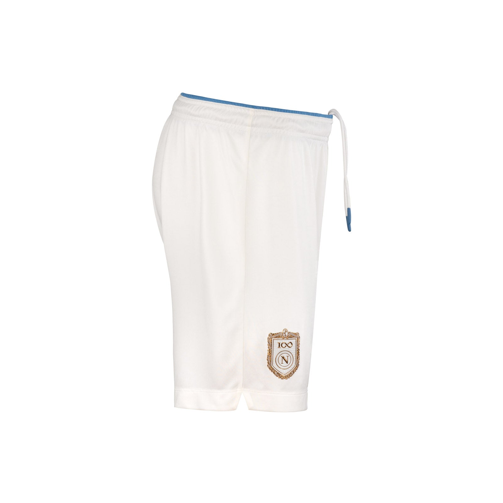SSC Napoli Authentic Off White Shorts for Kids 2026/2027