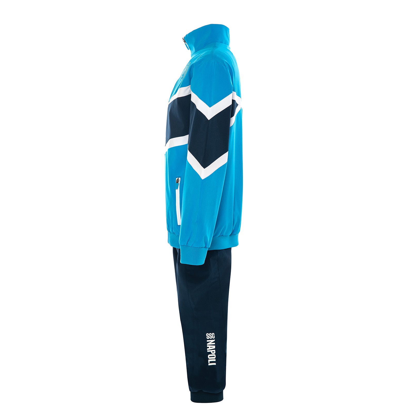 SSC Napoli Polystretch Tracksuit Sky Blue For Kids 2025/2026