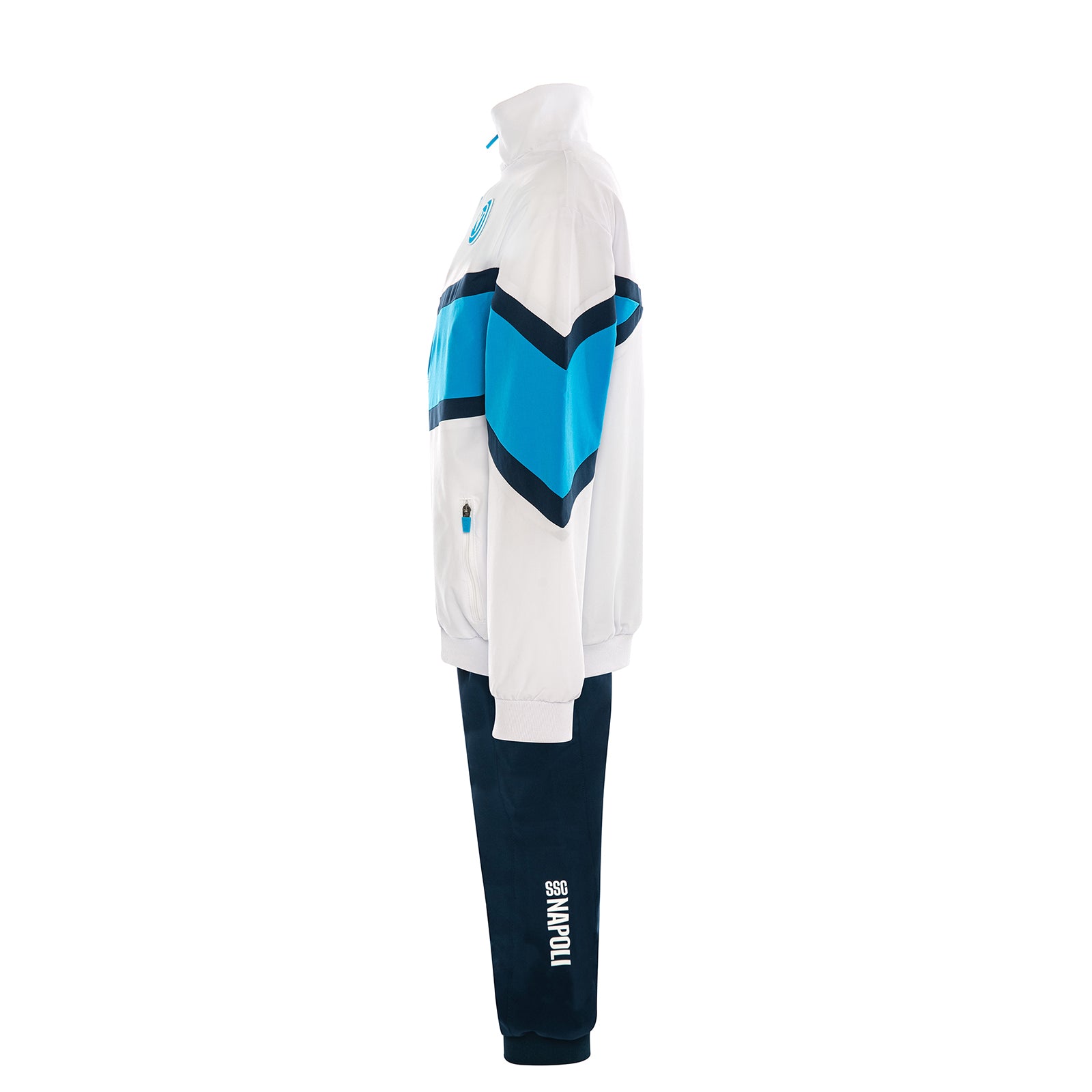 SSC Napoli Polystretch Tracksuit White For Kids 2025/2026