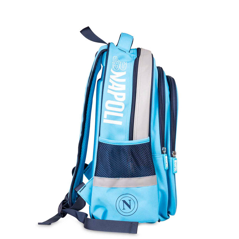 SSC Napoli Zaino Scuola Azzurro