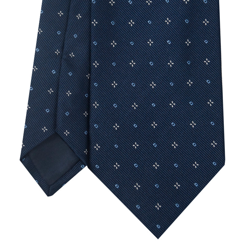 SSC Napoli Marinella Tie Micro-Pattern