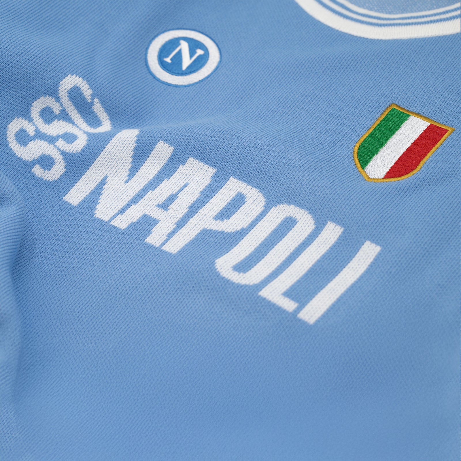 SSC Napoli Sky Blue Retro Jumper