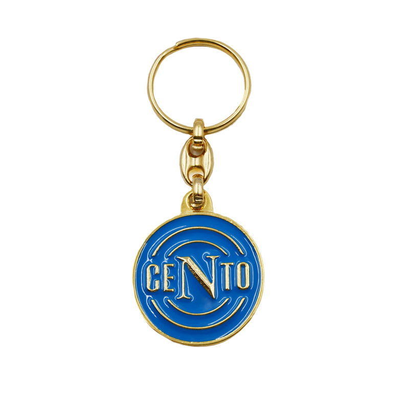 SSC Napoli Portachiavi Dorato Cento