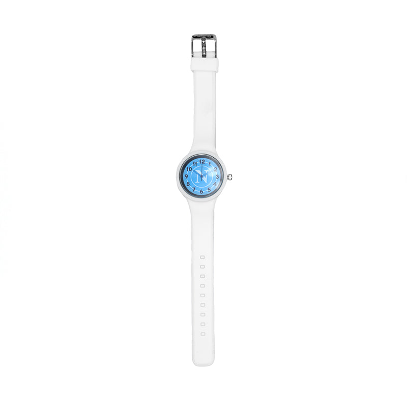 SSC Napoli Orologio Quadrante Azzurro Kid