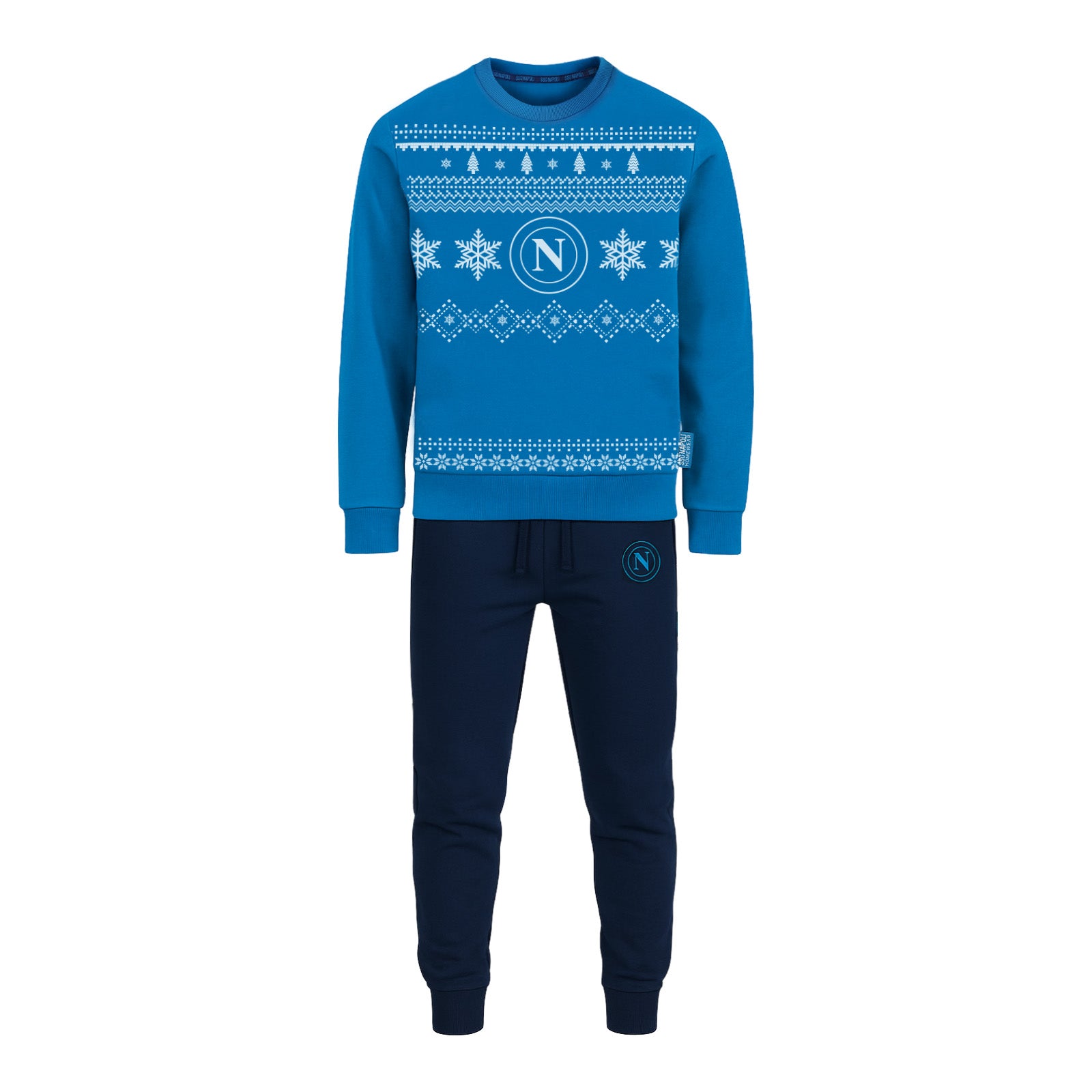 SSC Napoli Sky Blue Christmas Pajamas